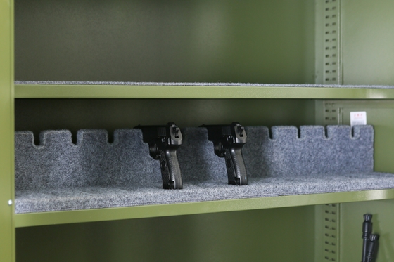 کابینت ایمن تفنگ فلزی پاشش الکترواستاتیک برای ذخیره سازی تفنگ بلند