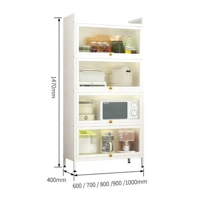 کابینت فلزی قابل تنظیم آشپزخانه برای اتاق غذاخوری