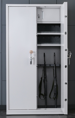W1000*D500*H1500mm قفسه تفنگ فولادی 3 قفسه گاوصندوق قابل تنظیم اسلحه ذخیره سازی