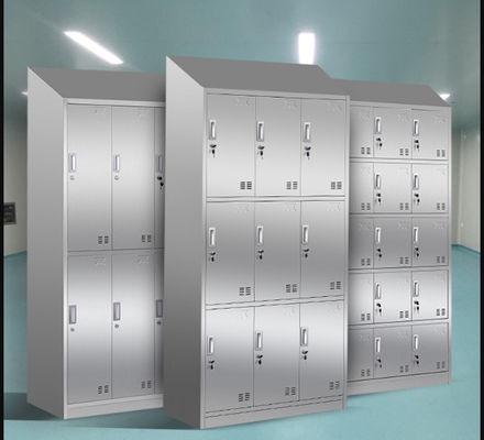 9 محفظه درب قفسه ذخیره سازی از جنس استنلس استیل SS201 SS کابینت حمام