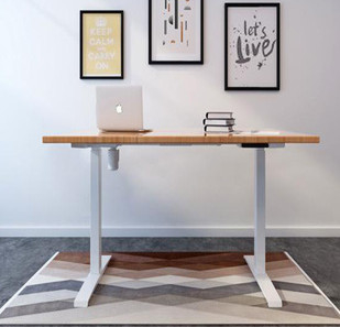 طراحی ساده میز کار دفتر مطالعه دفتر با اسکلت فلزی
