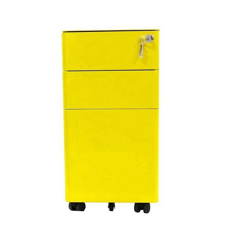 پایه نازک سیار کابینت ذخیره سازی فایل طرح باریک برای بازار ایالات متحده