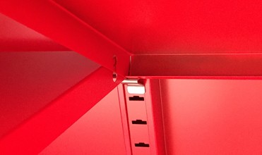 اتاق نشیمن کابینت ذخیره سازی فلزی رنگی 0.6mm / 0.7mm کابینت ایستاده تلویزیون فولادی 3